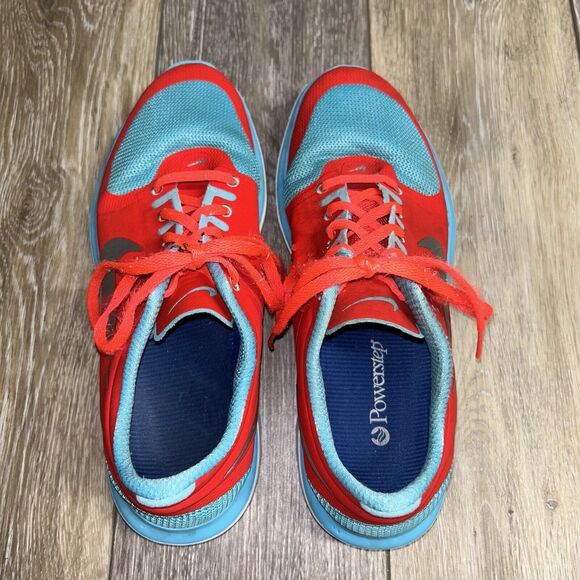 Nike Womens US Size 9.5 FS Lite Run 616684-600 Red Blue Running Sneaker Shoes - Picture 8 of 12